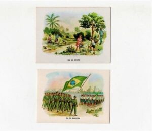 Cromocart - Adesivos Externos - Dia Da Bandeira E Dia Da Arvore