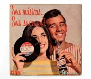 Disco - Compacto EP - Promocional Pepsi - Seis Musicas Seis Sucessos 3 - Vinil - Anos 60