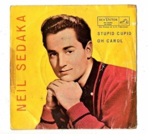 Disco - Compacto Simples - Neil Sedaka - Stupid Cupid / Oh Carol - Vinil - Anos 60