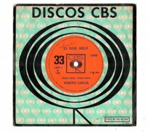 Disco - Compacto Simples - Roberto Carlos - Eu disse adeus - Vinil - Anos 60