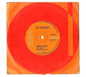 Disco - Compacto Simples - The Ventures - Tema do Seriado Hawaii Cinco Zero - Vinil - Anos 60