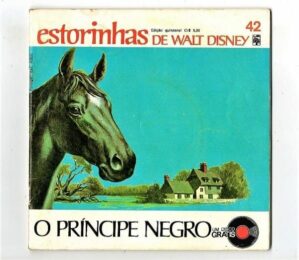 Disco Compacto - Vinil - Estorinhas de Walt Disney - O Principe Negro - Anos 70