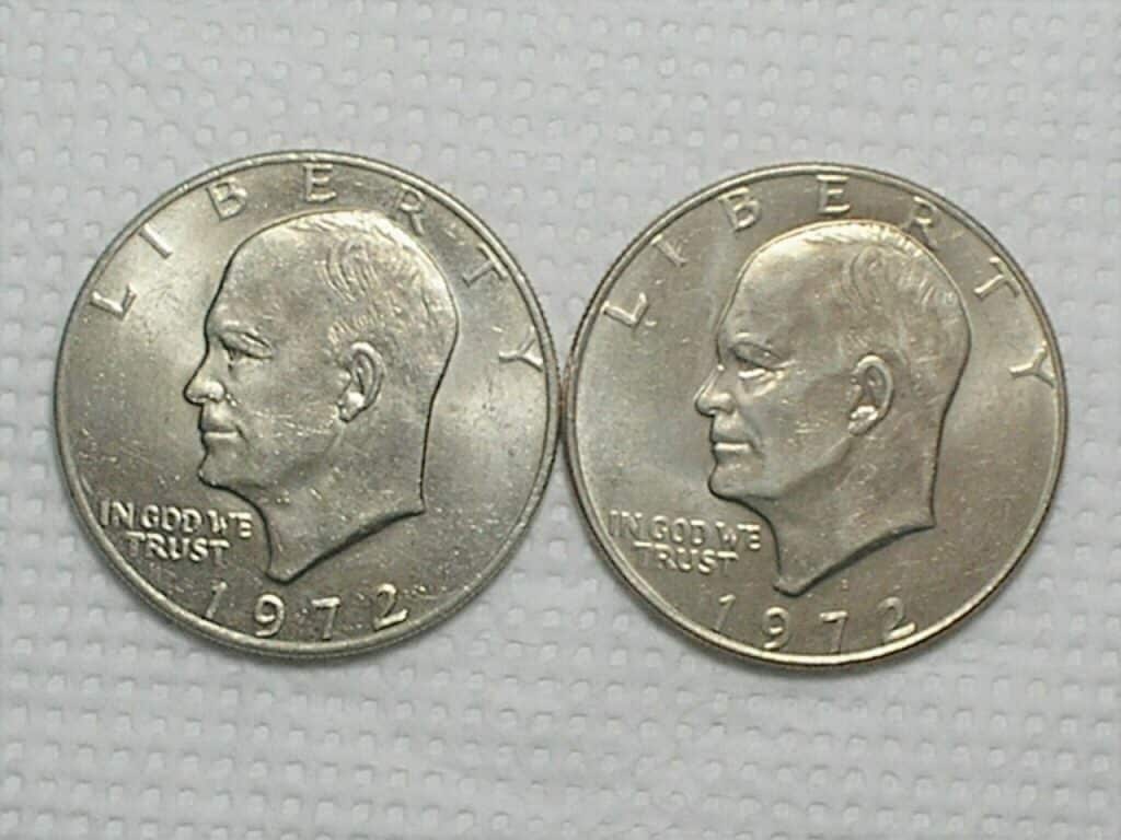 Estados Unidos) 1 Dollar - 1972 / 1972-D / Eisenhower / Níquel / Sob / cod. 930.2