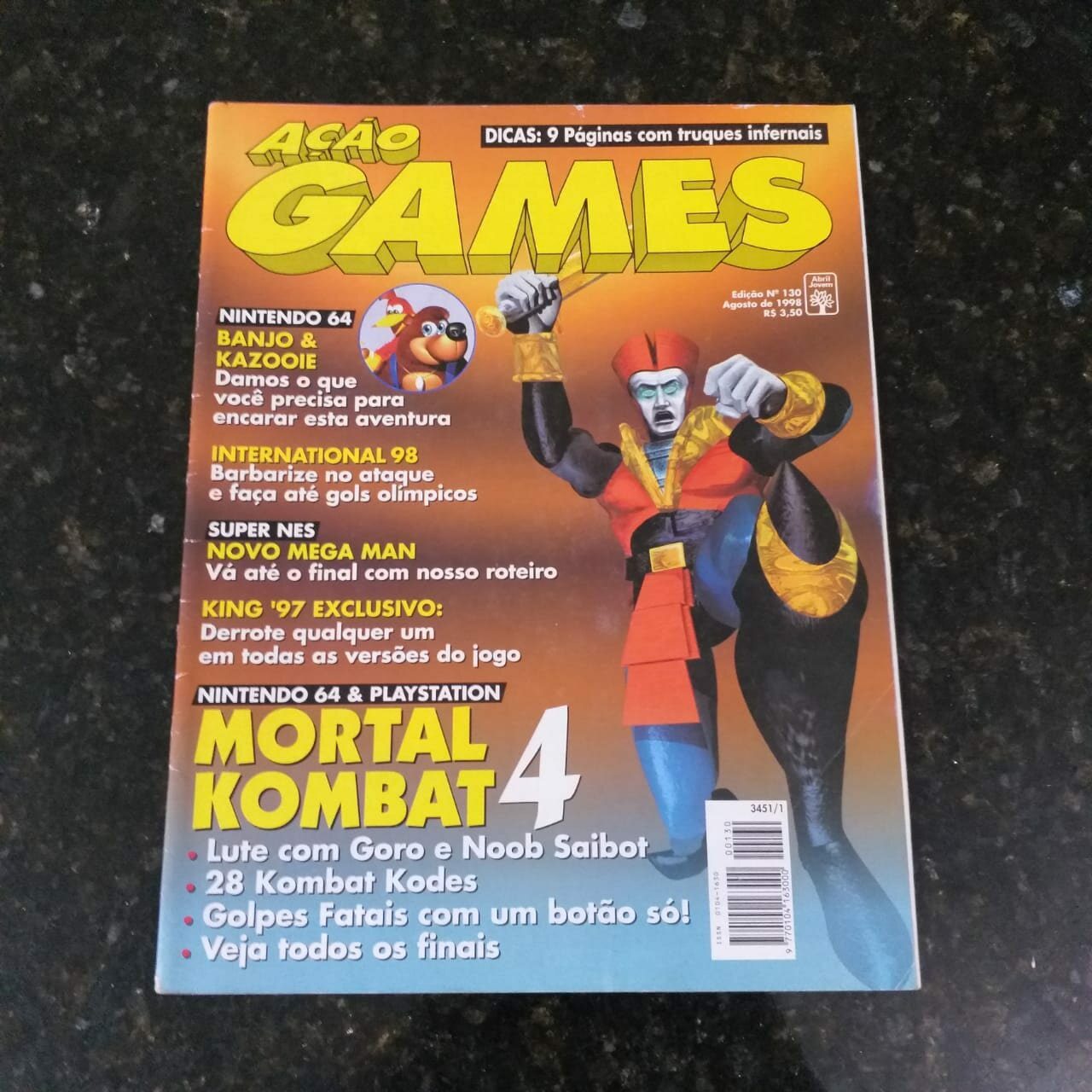 Sebo do Messias Revista - Gamers - Ano V - N°.32 - Mortal Kombat 4