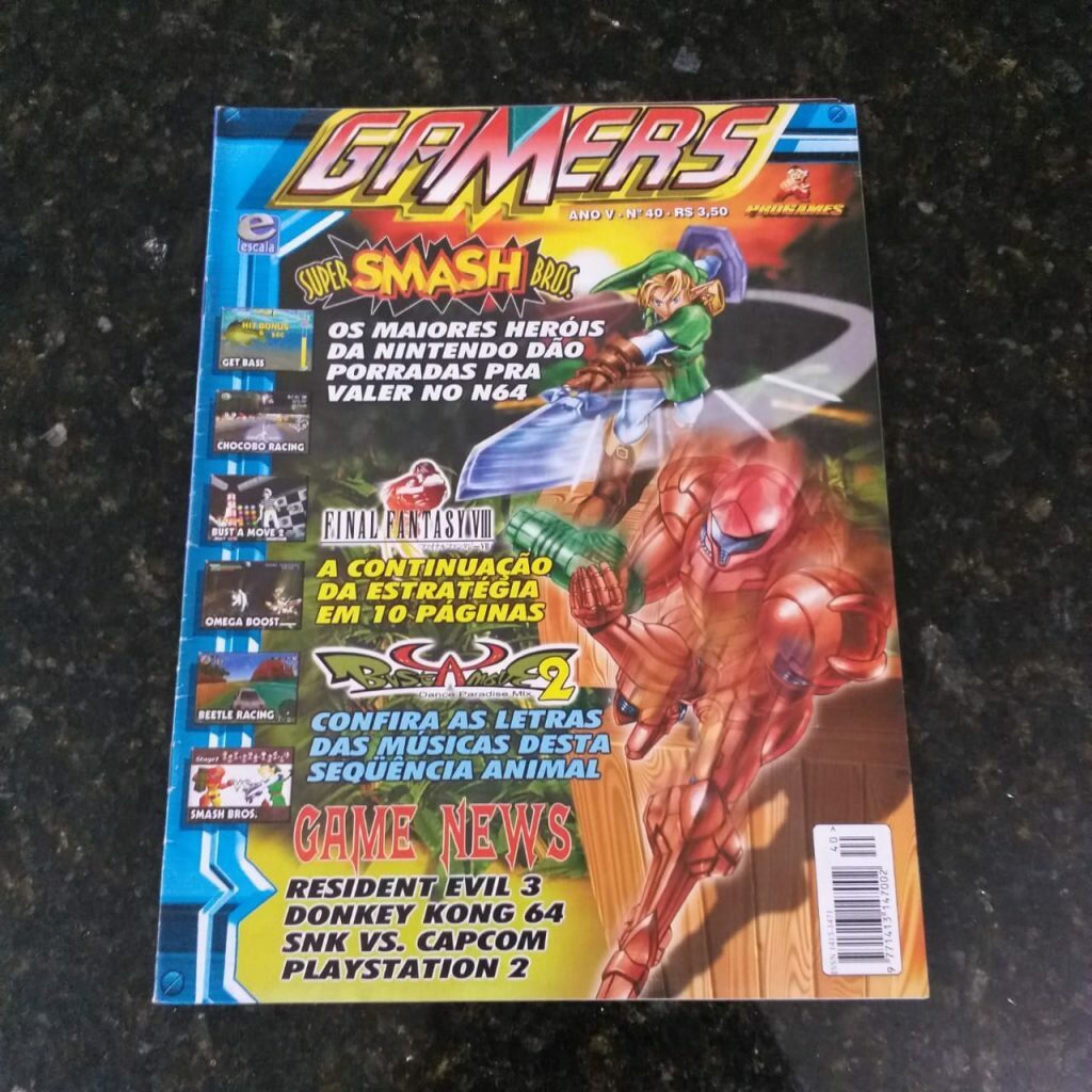 Gamers Ano V No 40 Capa Super Smash Bros Revista 2