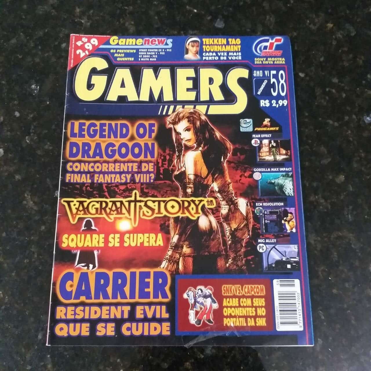 Gamers Ano Vi No 58 Capa Vagrant Story Revista 2