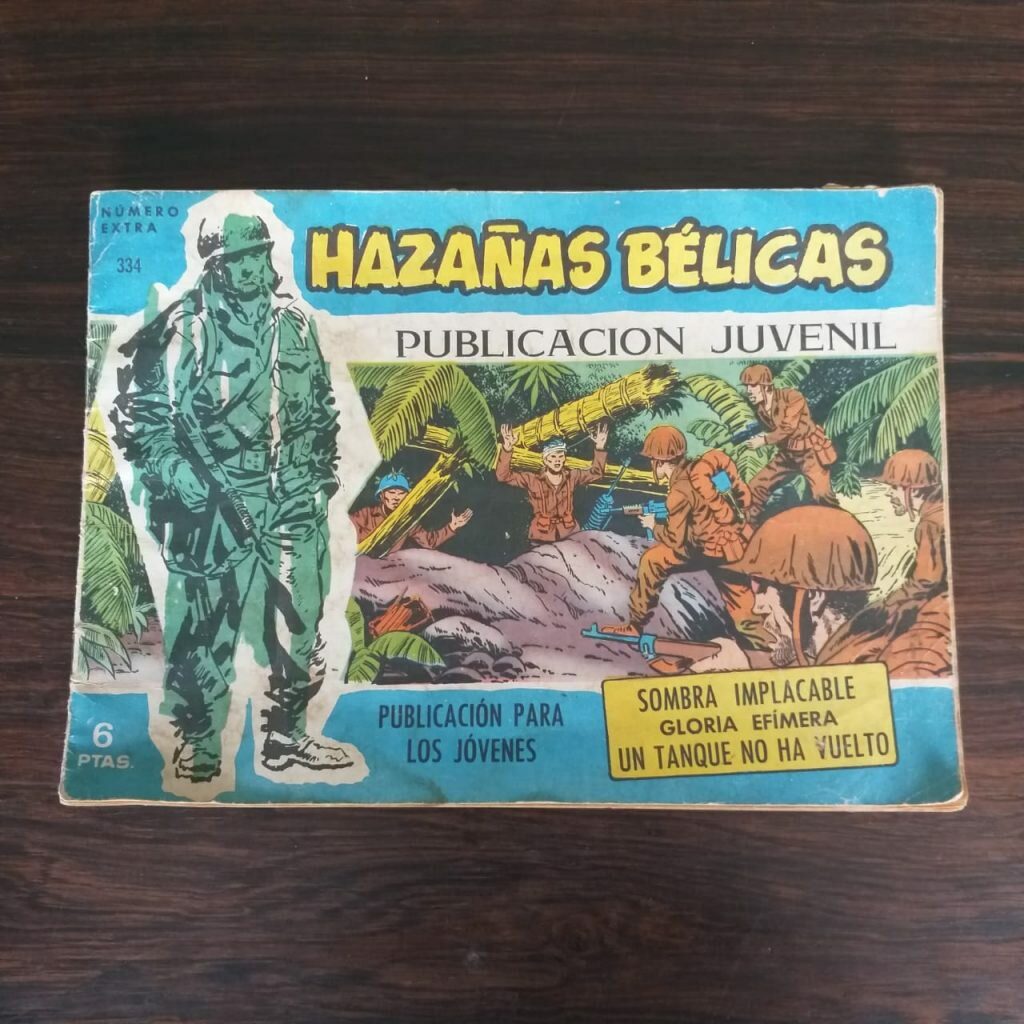 Hazañas Bélicas Nº 334 (Editora Toray) Revista HQ Importada (Espanha)