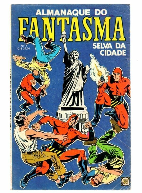 Hq Gibi Almanaque Do Fantasma Nº 4 - Rge - 1979 - Formatinho