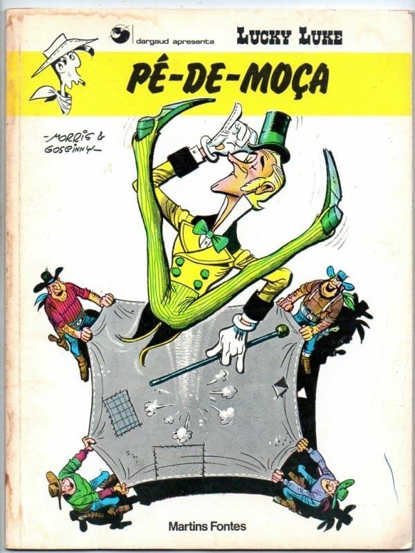 Hq Gibi Lucky Luke - Pé de Moça - Editora Martins Fontes - 1983