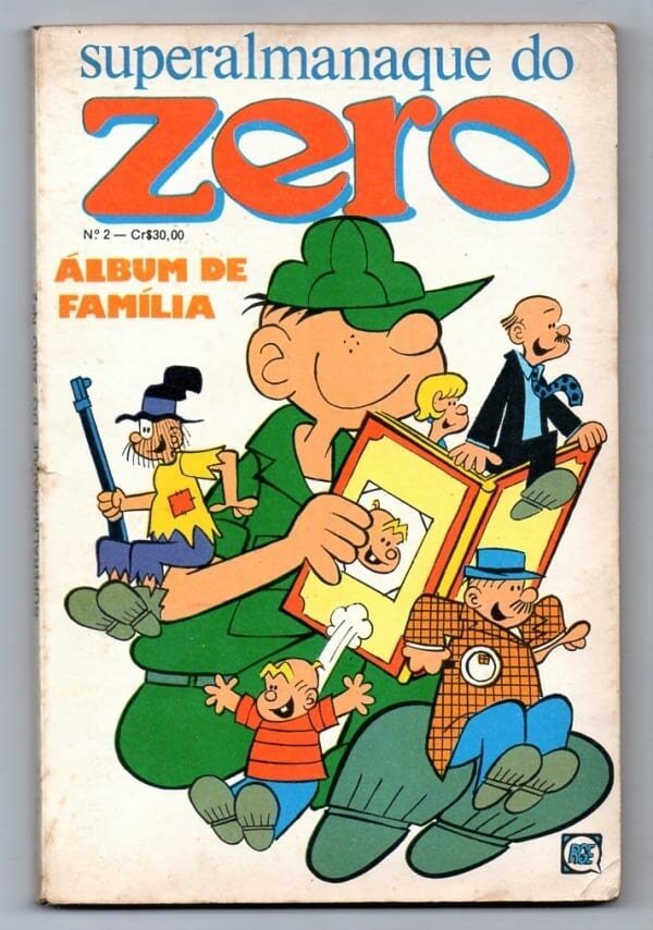 Hq Gibi Superalmanaque Do Zero N° 2 - Rge - 1979 - Recruta Zero