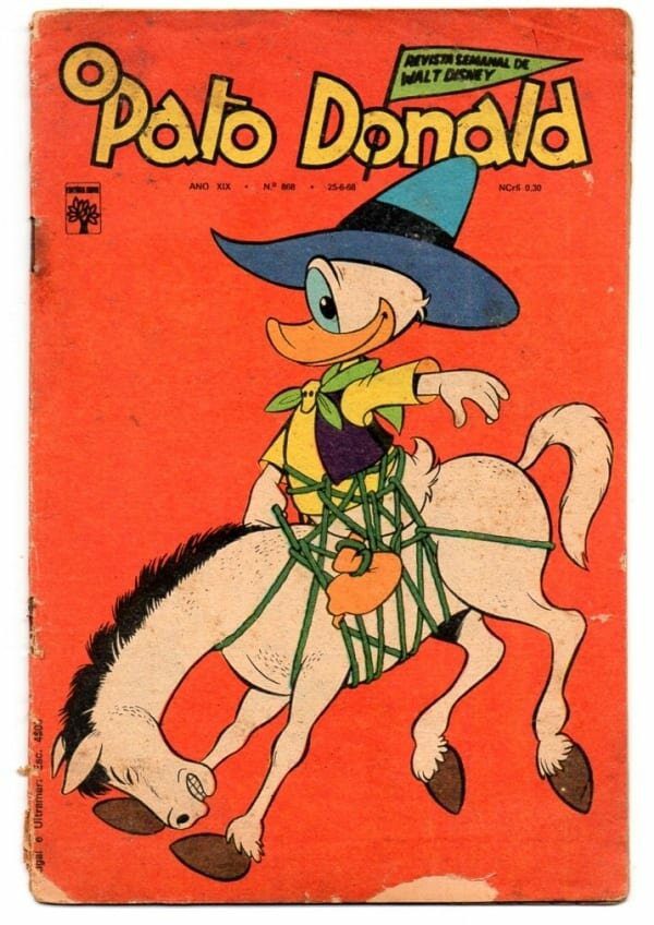 | Casa do Colecionador Hq - Pato Donald - N° 868 - 25 Junho 1968 - Editora Abril
