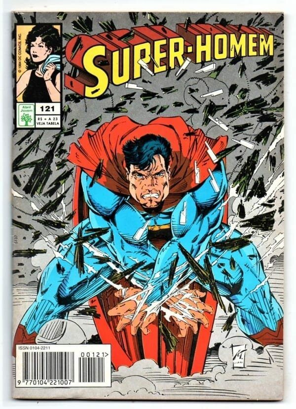 Hq Super-Homem - Amigos em Apuros - Nº 121 - Abril Jovem - 1994