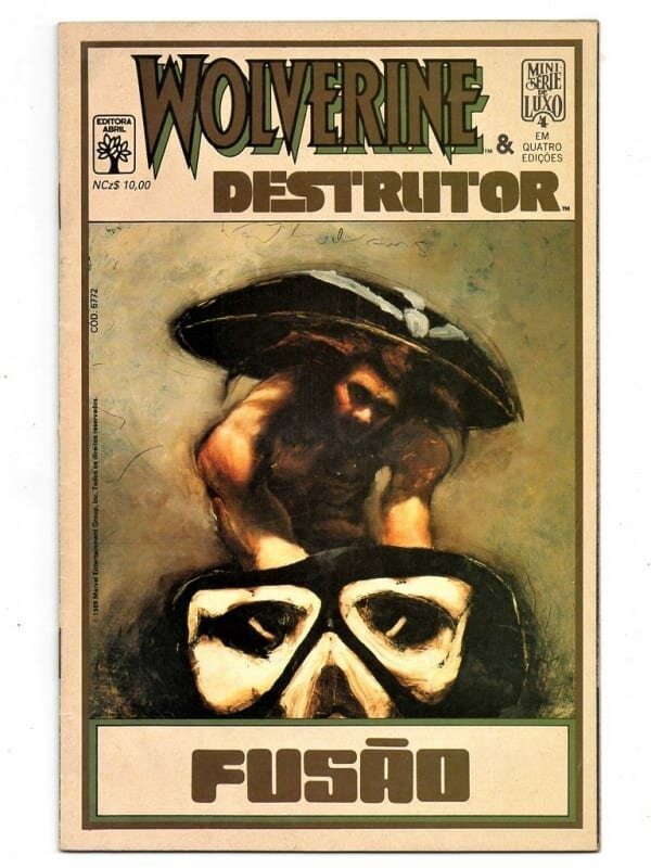 Hq - Wolverine & Destrutor - Fusão - Nº 4 - Editora Abril - 1989