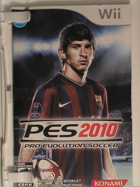 | Casa do Colecionador Jogo - Wii Pes 2010 - Pro Evolution soccer - Champions league