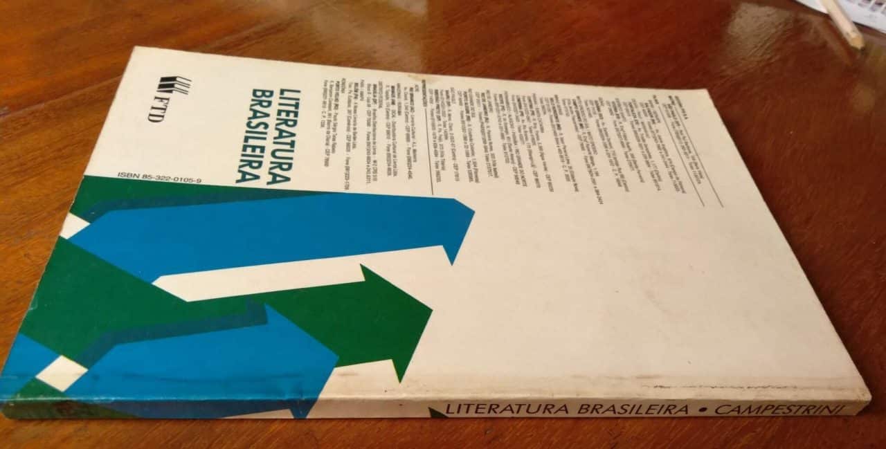 Livro FTD Literatura Brasileira Textos e Testes / Hildebrando Campestrini