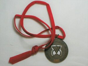Medalha Premial Agropecuária de Uberara - 1967 / Trianglo Mineiro / Olhal com fita / 24 grs. Bz/al 40 mm diam. / S/Fc