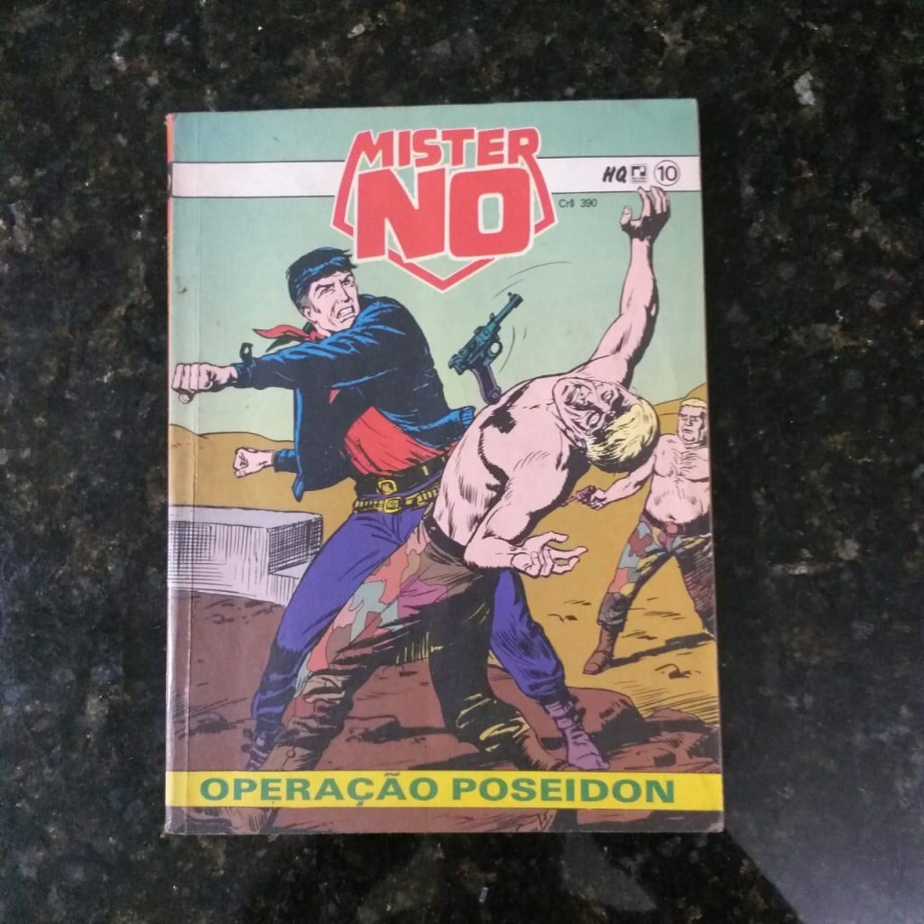 Mister NO Nº 10 - Operação Poseidon (Editora Record) Julho 1991 (HQ)