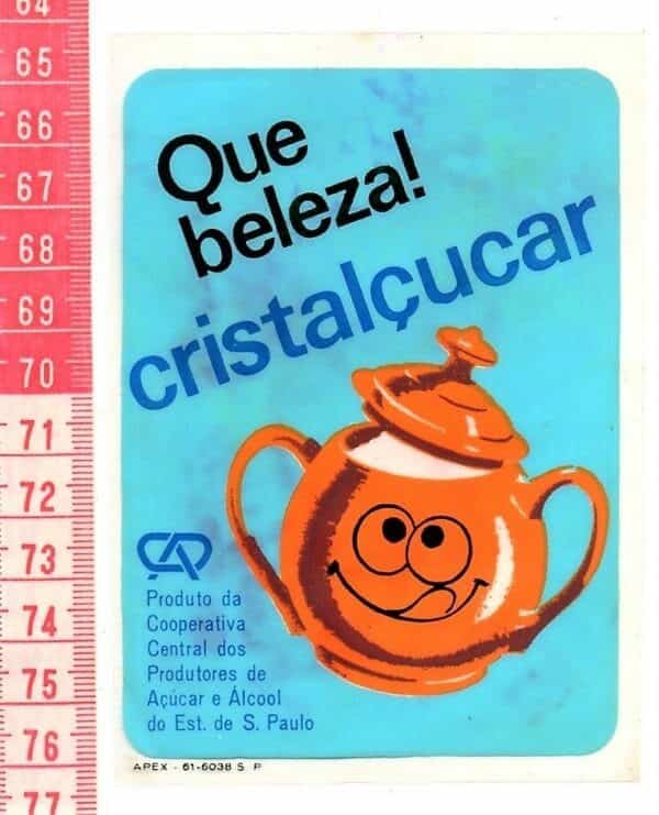 Plastico Adesivo Cristalçucar - Anos 60
