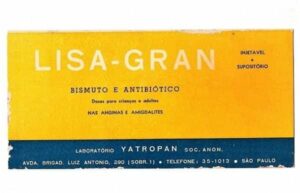 Propaganda Antiga - Mata Borrao - Memorabilia Industria Farmaceutica - Lisa-Gran - Laboratorios Yatropan - Anos 50