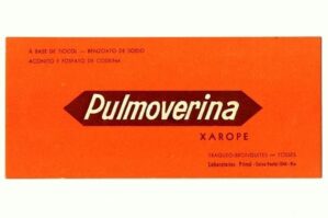 Propaganda Antiga - Memorabilia Industria Farmaceutica - Pulomoverina Xarope - Laboratorios Primá - Anos 50