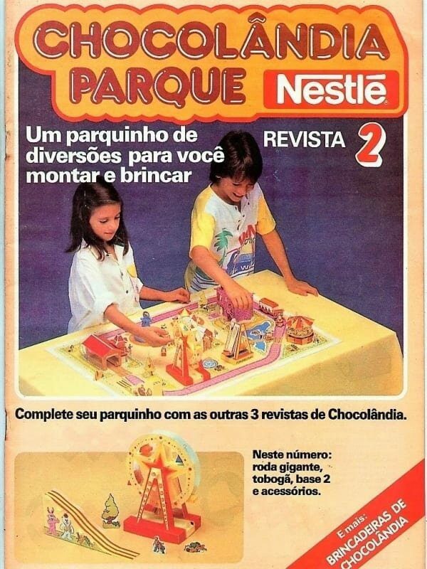 Revista Chocolandia Nestle Parque Nº 2 - 1987