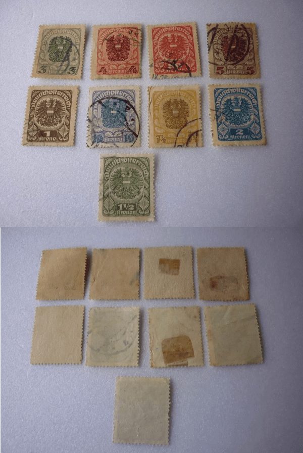 SELOS DA ÁUSTRIA LOTE 34.