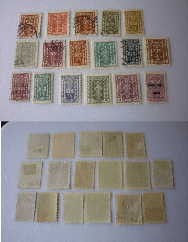 SELOS DA ÁUSTRIA LOTE 35.