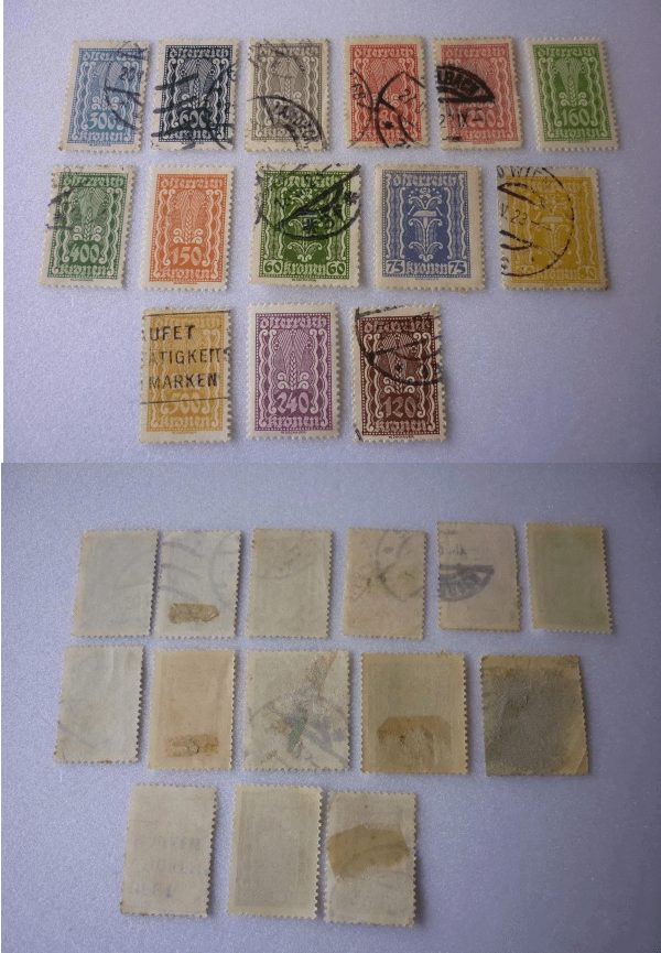 SELOS DA ÁUSTRIA LOTE 36.