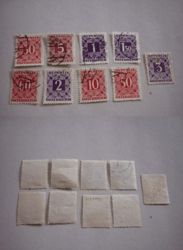 SELOS DA ÁUSTRIA LOTE 73.