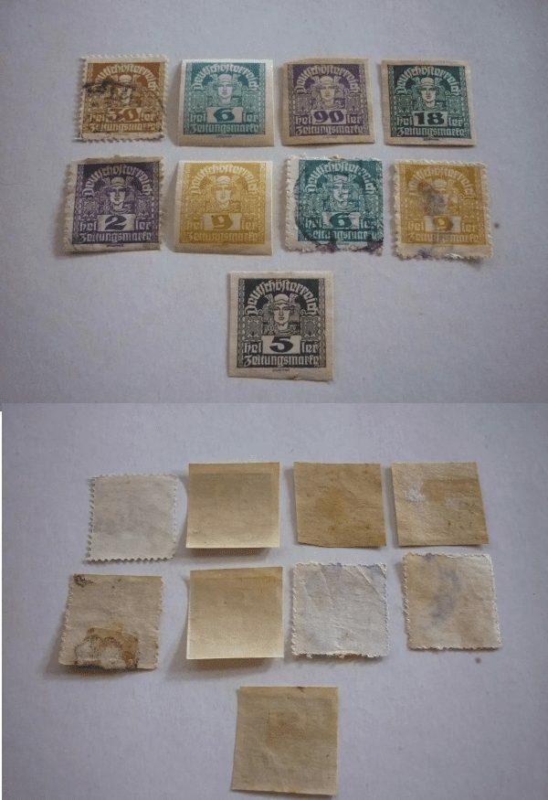 SELOS DA ÁUSTRIA LOTE 81.