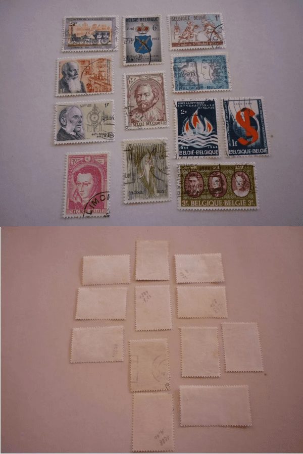 SELOS DA BÉLGICA LOTE 57.