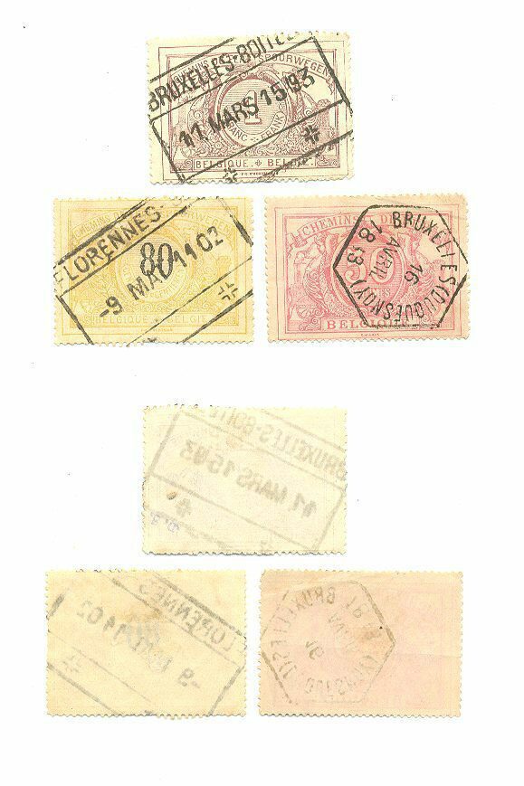 SELOS DA BÉLGICA LOTE 77.