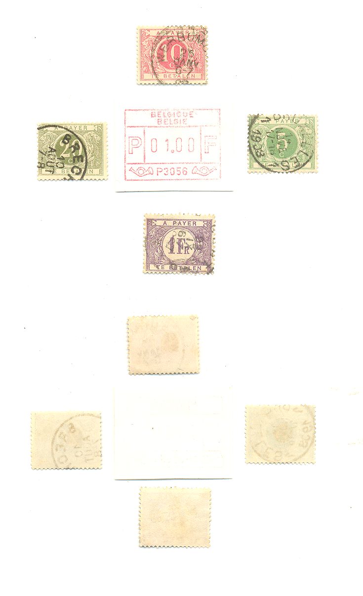 SELOS DA BÉLGICA LOTE 93.