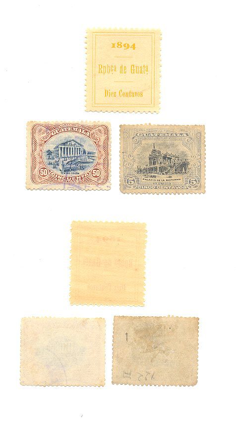 SELOS DA GUATEMALA LOTE 09.