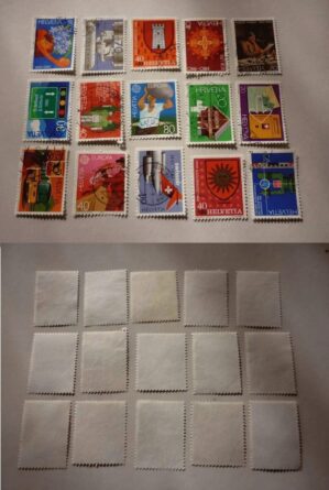 SELOS DA SUÍÇA LOTE 58 .