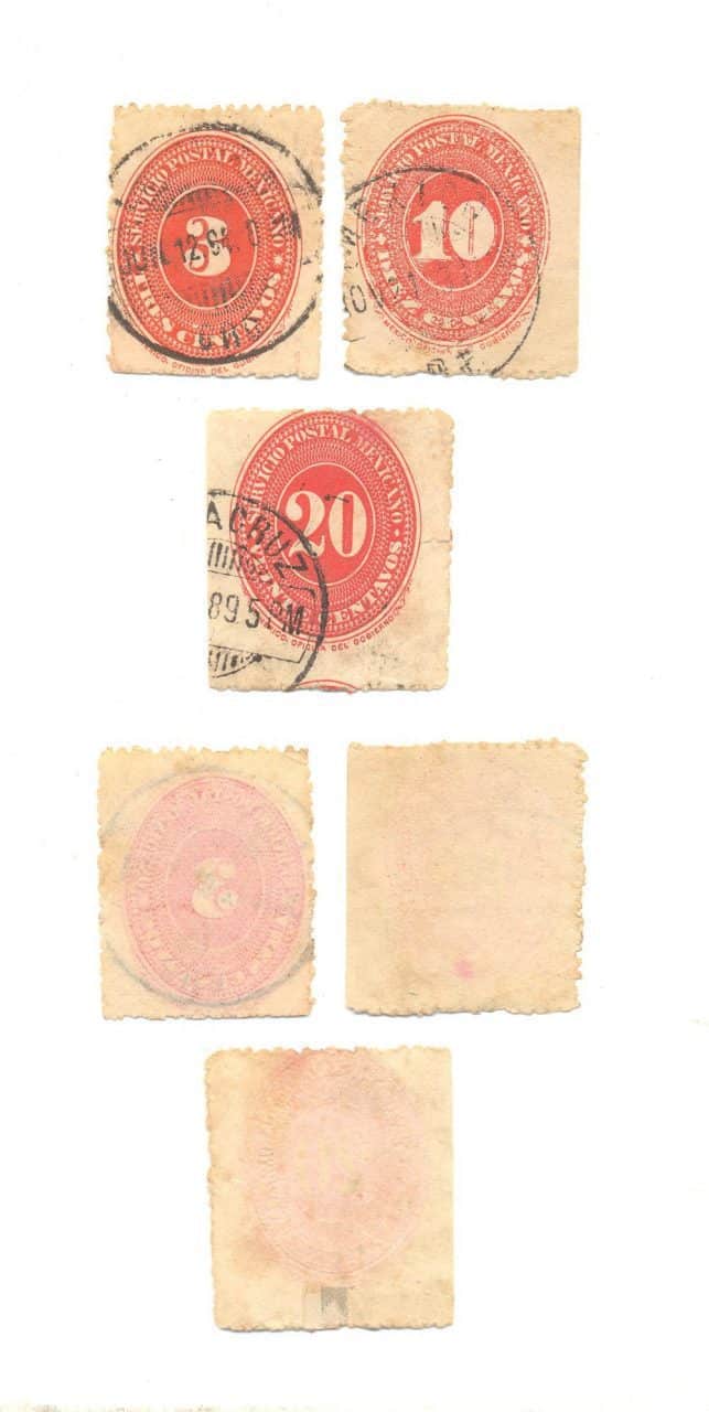 SELOS DO MÉXICO LOTE 03.