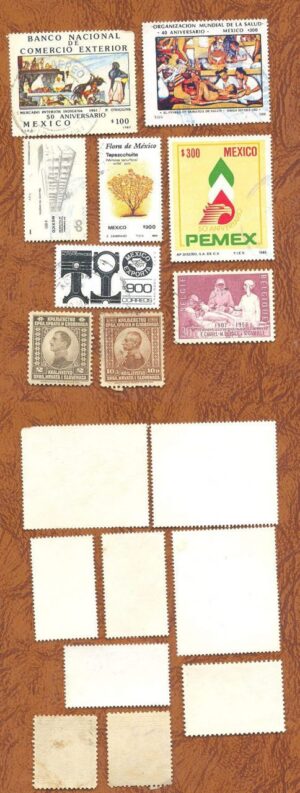 SELOS DO MÉXICO LOTE 15.