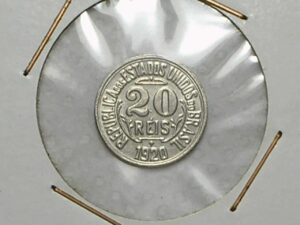 Soberba) 20 Réis - 1920 / Data Escassa / cod. m