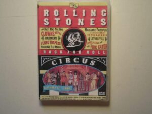 The Rolling Stones - Circus - DVD com o grupos de Rock e Mick Jagger (Fantástico vídeo da época) - Muito bom