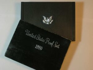 Usa) Proof Set - 1980-s / Estojo Fica Em Pé / Uncirculated