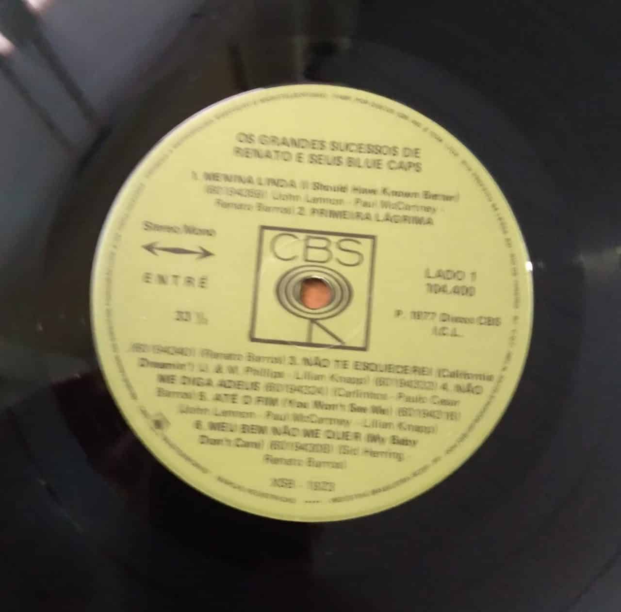 | Casa do Colecionador Vinil LP CBS 1977 Renato e seus Blue Caps / Grandes Sucessos