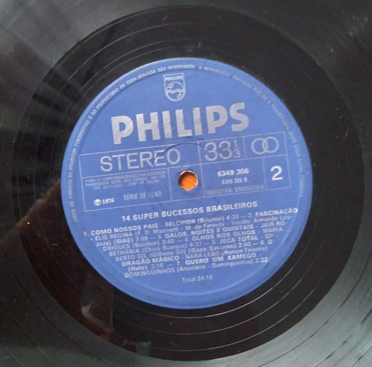 Vinil LP Philips 14 Super Sucessos Brasileiros Raul Seixas e + Vinil LP Philips 14 Super Sucessos Brasileiros Raul Seixas e +