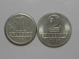 1 / 2 Cruzeiros - 1961 / sob