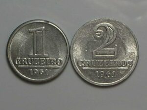 1 / 2 Cruzeiros - 1961 / sob/fc /