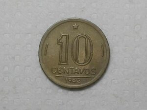 10 Centavos - 1942 / Níquel rosa / Flor de Cunho - Patinada / m50.2