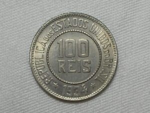 100 Rs. 1934 flor de cunho / muito bonita