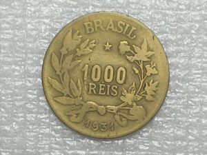 1.000 Réis - 1931 / Mulher sentada / Data escassa