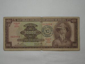 10.000 Cruzeiros C-128 / Sts. Dumont / 015034