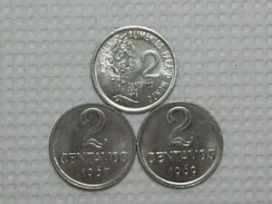 2 Centavos - 1967 / 1969 / 1975-fao - Flor de Cunho / m40