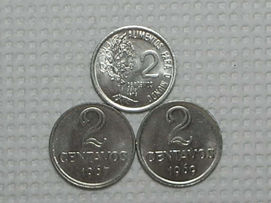 | Casa do Colecionador 2 Centavos - 1967 / 1969 / 1975-fao - Flor de Cunho / m40